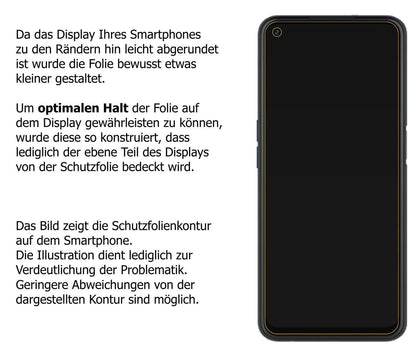 2x 9H Schutzfolie matt für Oppo A72 Panzerfolie (3)