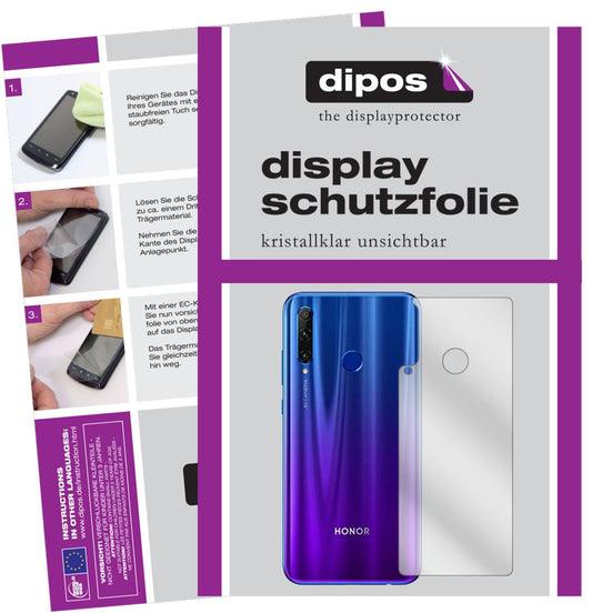 6x Schutzfolie klar für Honor 20E Rückseite Displa (1)