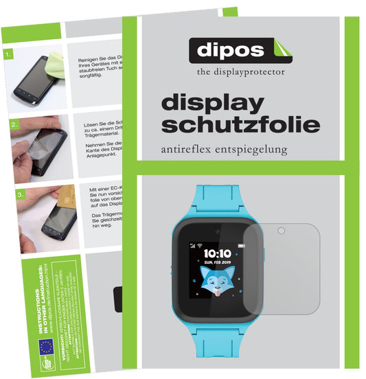 2x Schutzfolie matt für TCL Movetime MT43K Display (1)