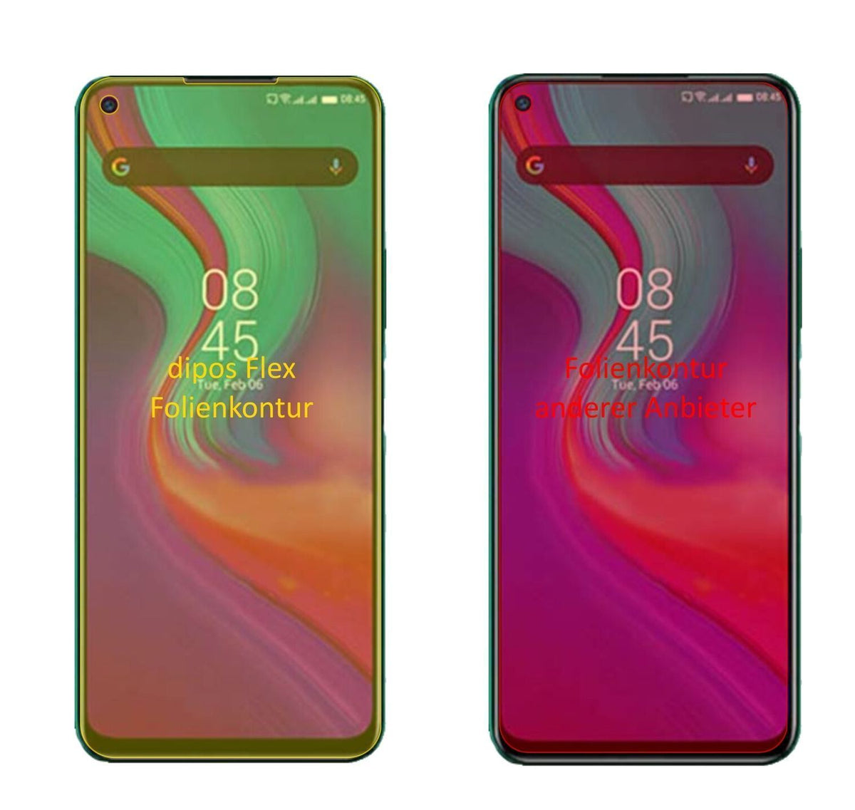 3x 3D Full Cover Schutzfolie für Infinix Note 7 (2)