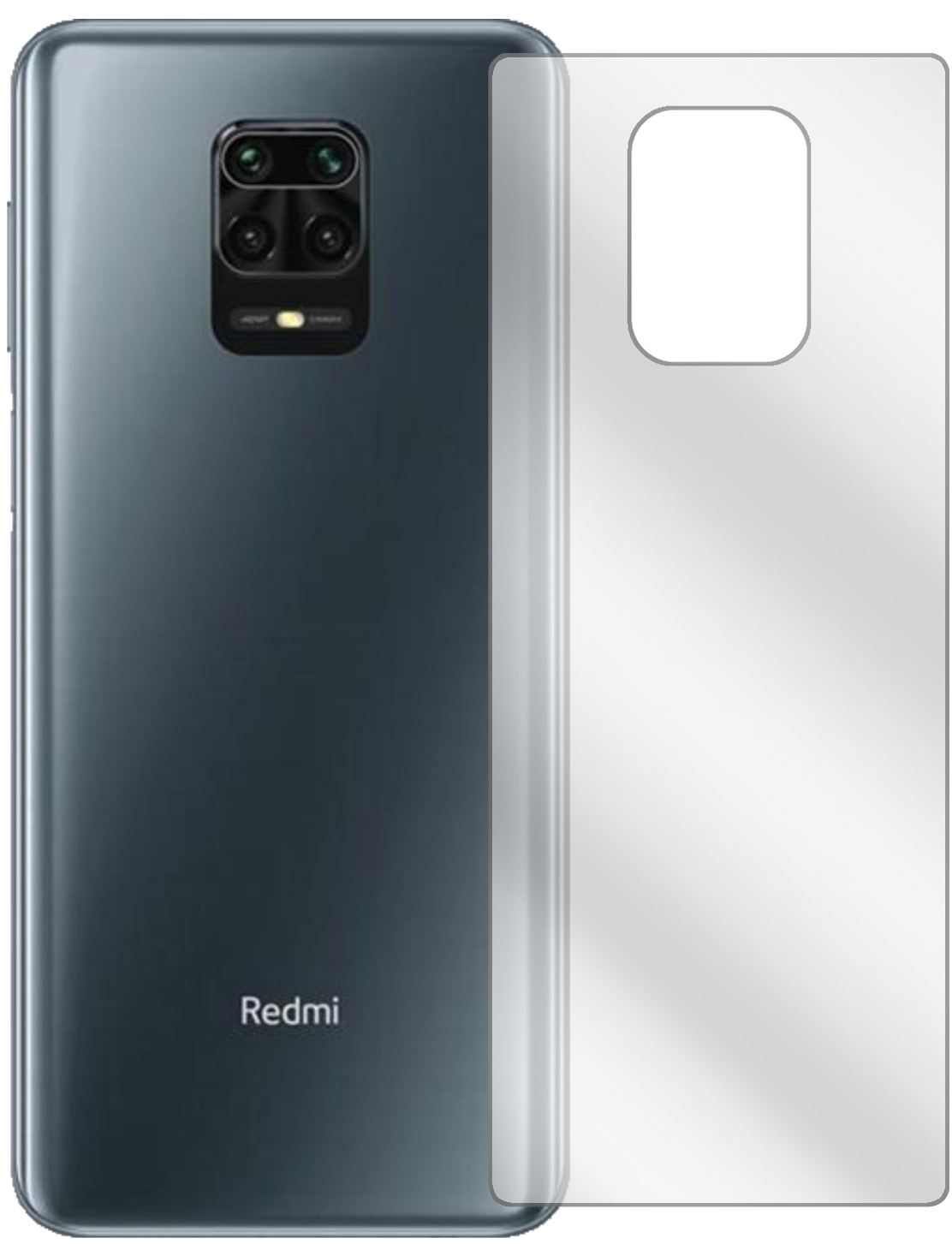 1x Schutzfolie klar für Xiaomi Redmi Note 9 Pro Ma (2)