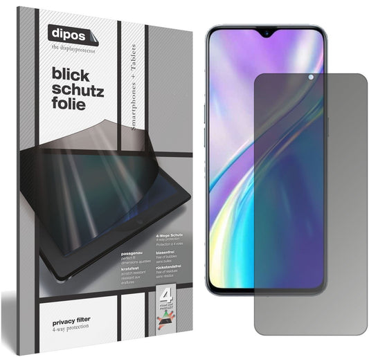 Blickschutzfolie für Oppo Realme 6i matt Schutzfol (1)
