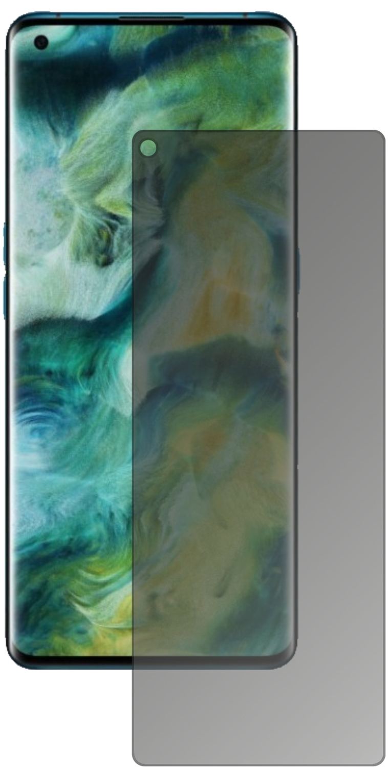 Blickschutzfolie für Oppo Find X2 Pro matt Schutzf (2)