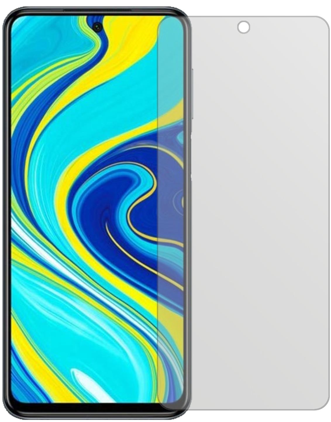 1x Schutzfolie matt für Xiaomi Redmi Note 9 Pro Di (2)