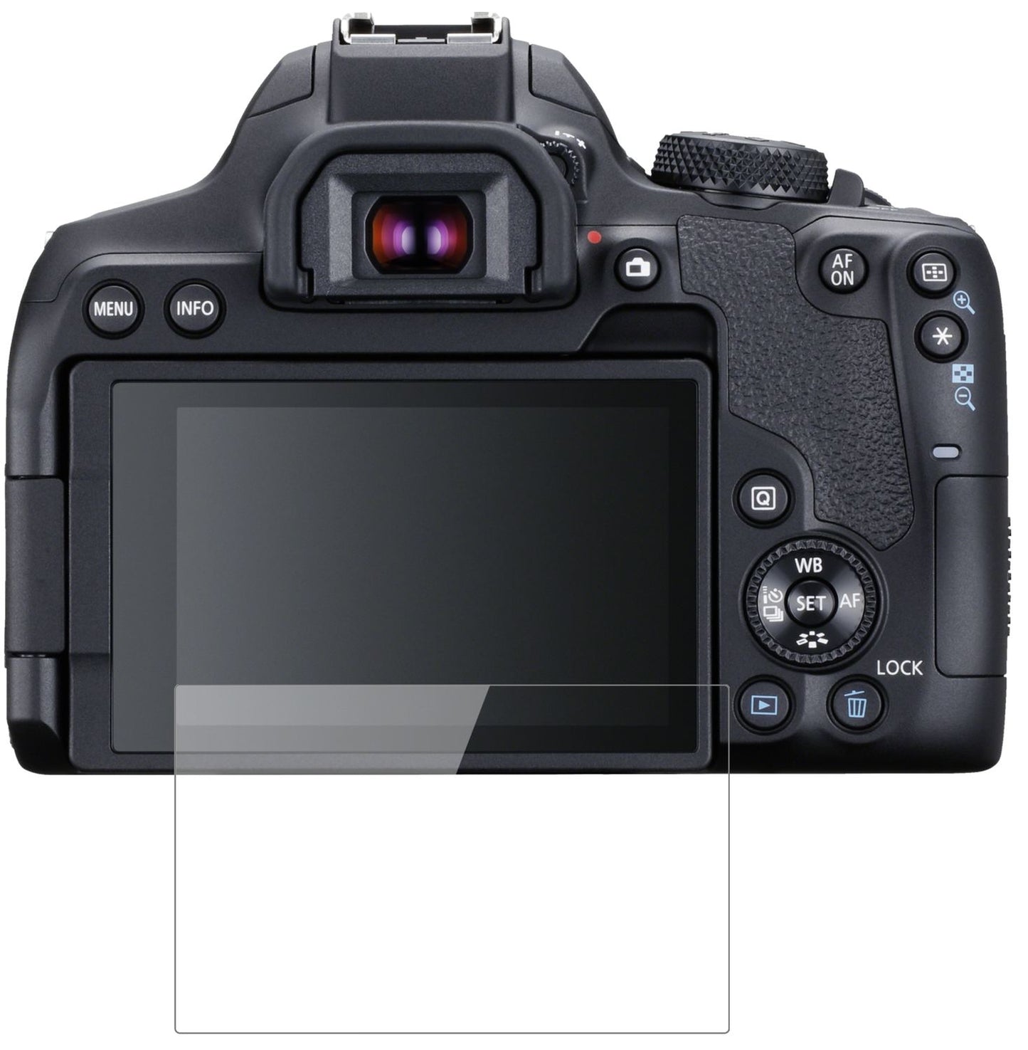 1x 9H Schutzfolie für Canon EOS 850D Panzerfolie (2)