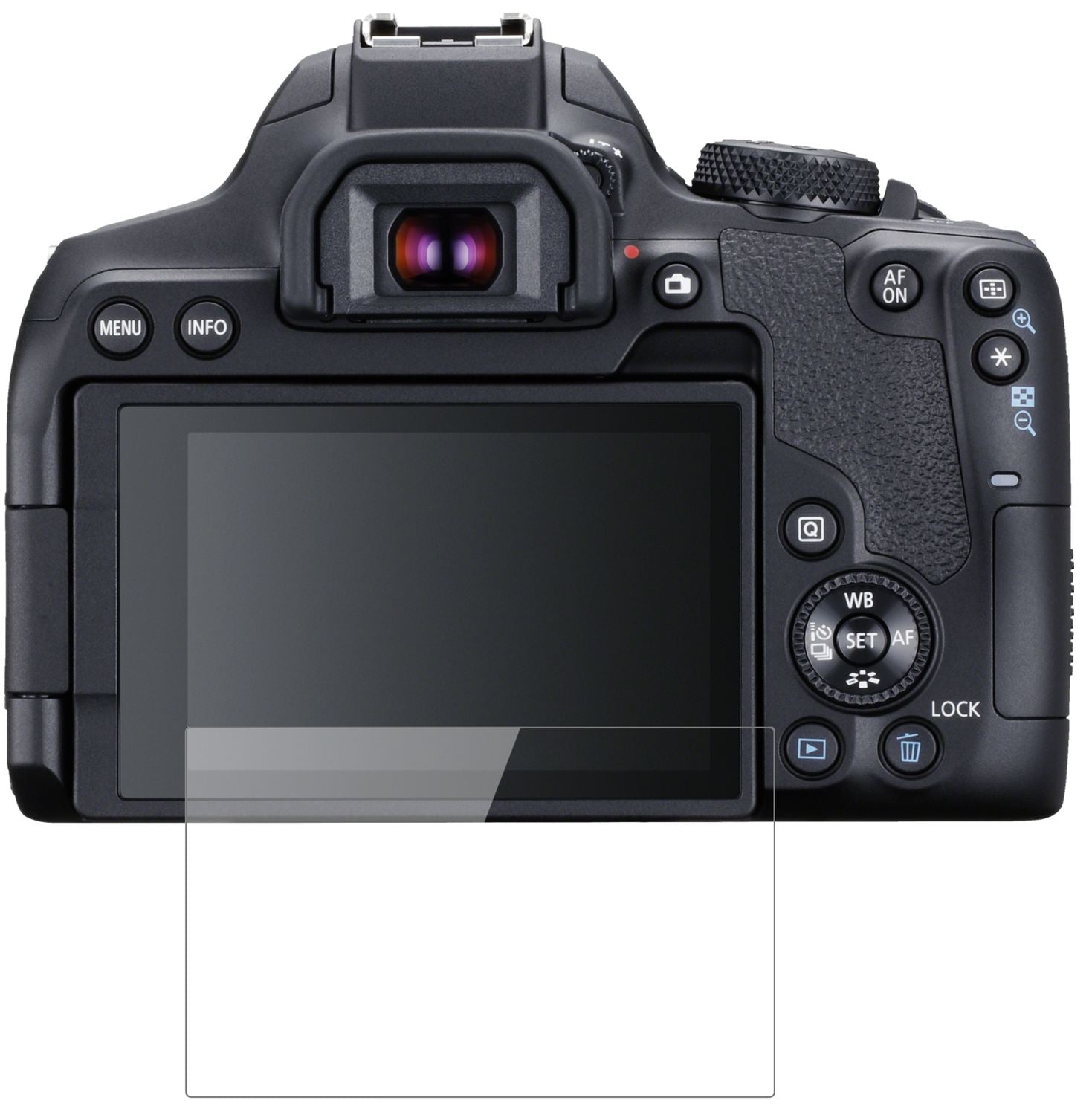 1x 9H Schutzfolie für Canon EOS 850D Panzerfolie (2)