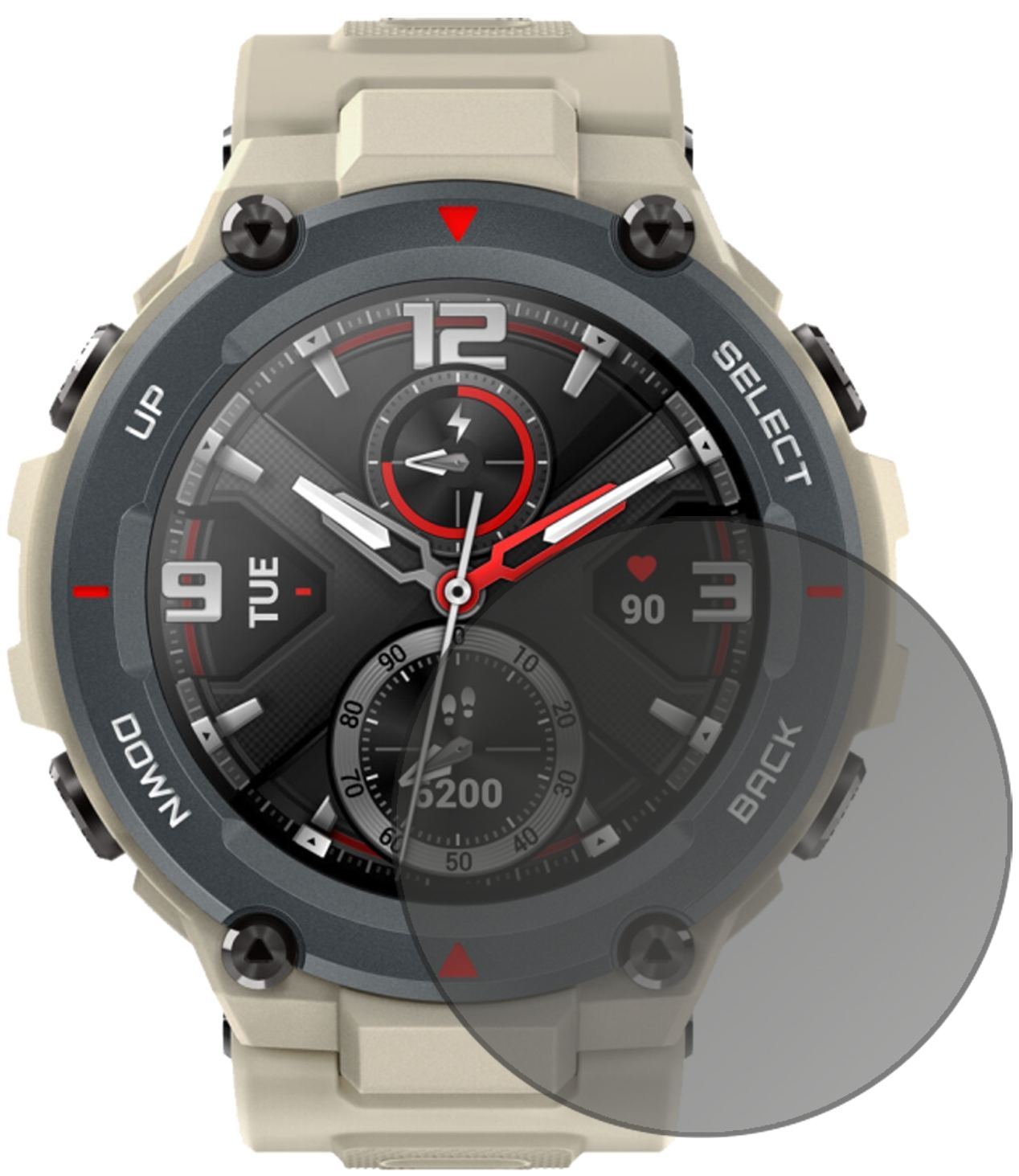 Blickschutzfolie für Huami Amazfit T-Rex matt Schu (2)