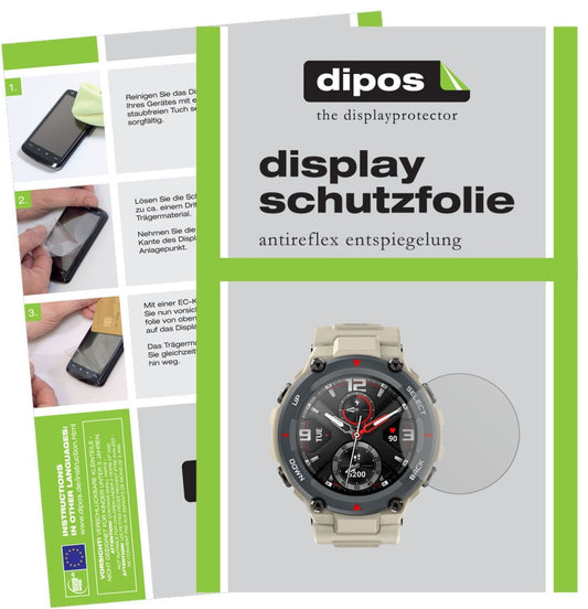 1x Schutzfolie matt für Huami Amazfit T-Rex Displa (1)