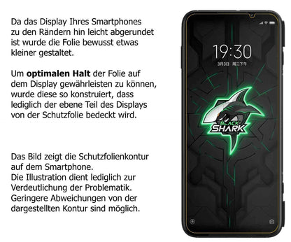 2x Schutzfolie klar für Xiaomi Black Shark 3 5G Di (5)
