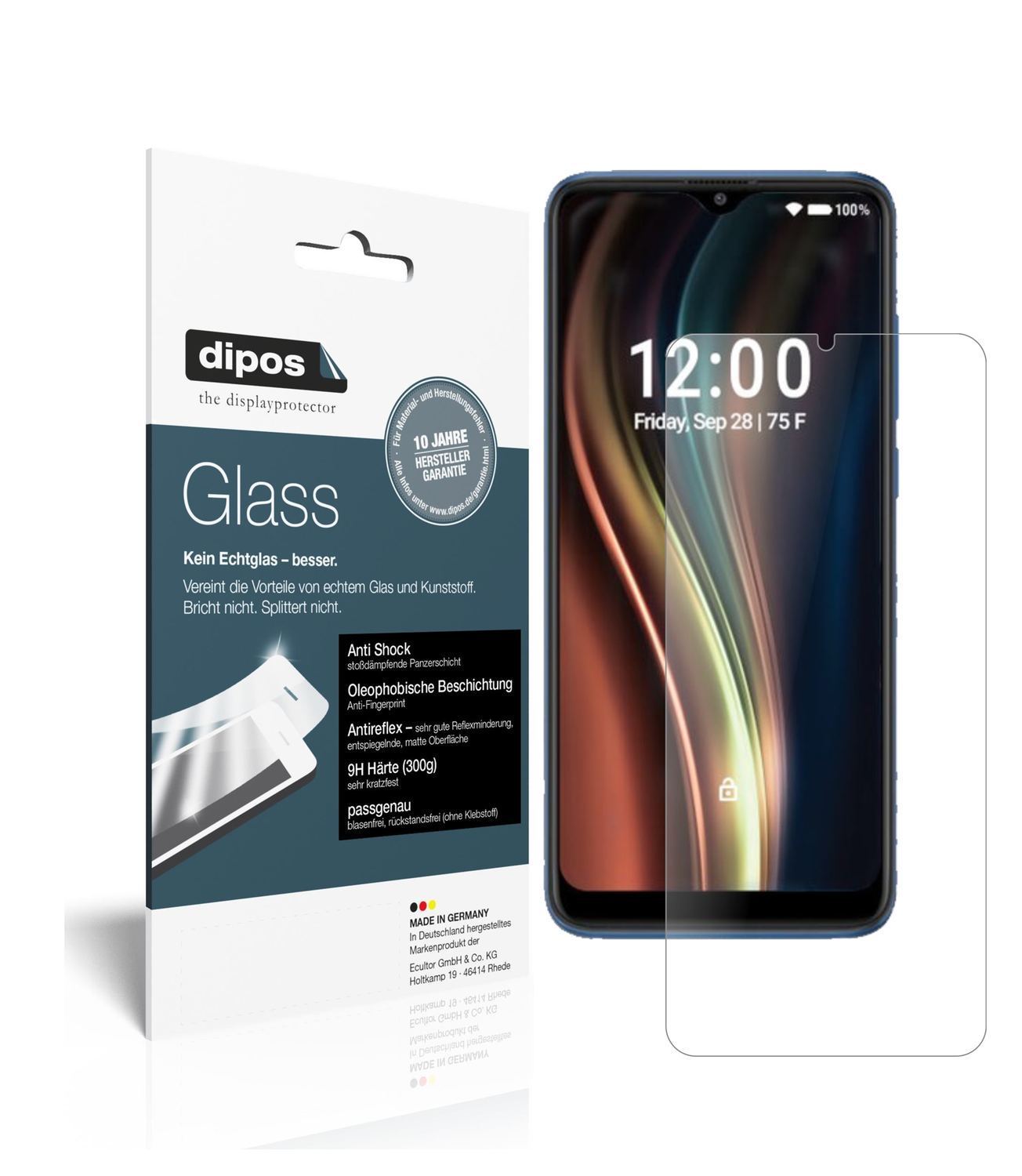 1x 9H Schutzfolie matt für Coolpad Legacy 5G Panze (1)