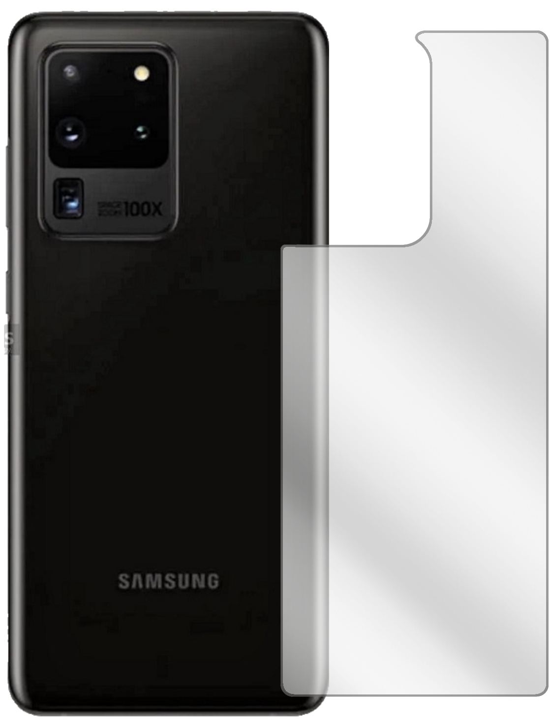 2x Schutzfolie klar für Samsung Galaxy S20 Ultra R (2)