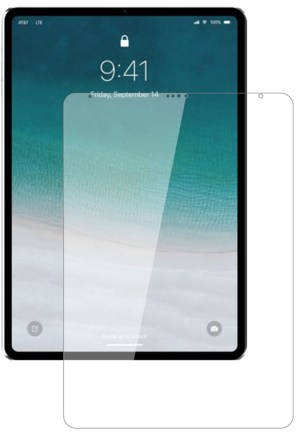 1x 9H Schutzfolie für Apple iPad Pro 11 Zoll (2020 (2)