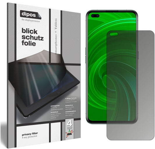 Blickschutzfolie für Oppo Realme X50 matt Schutzfo (1)