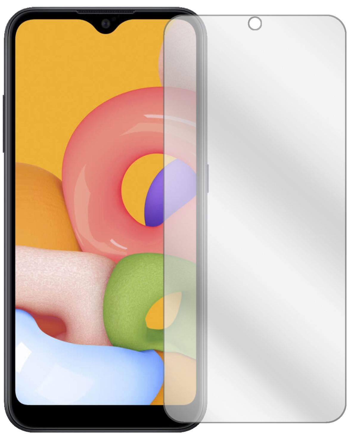 6x Schutzfolie klar für Samsung Galaxy A01 Display (2)
