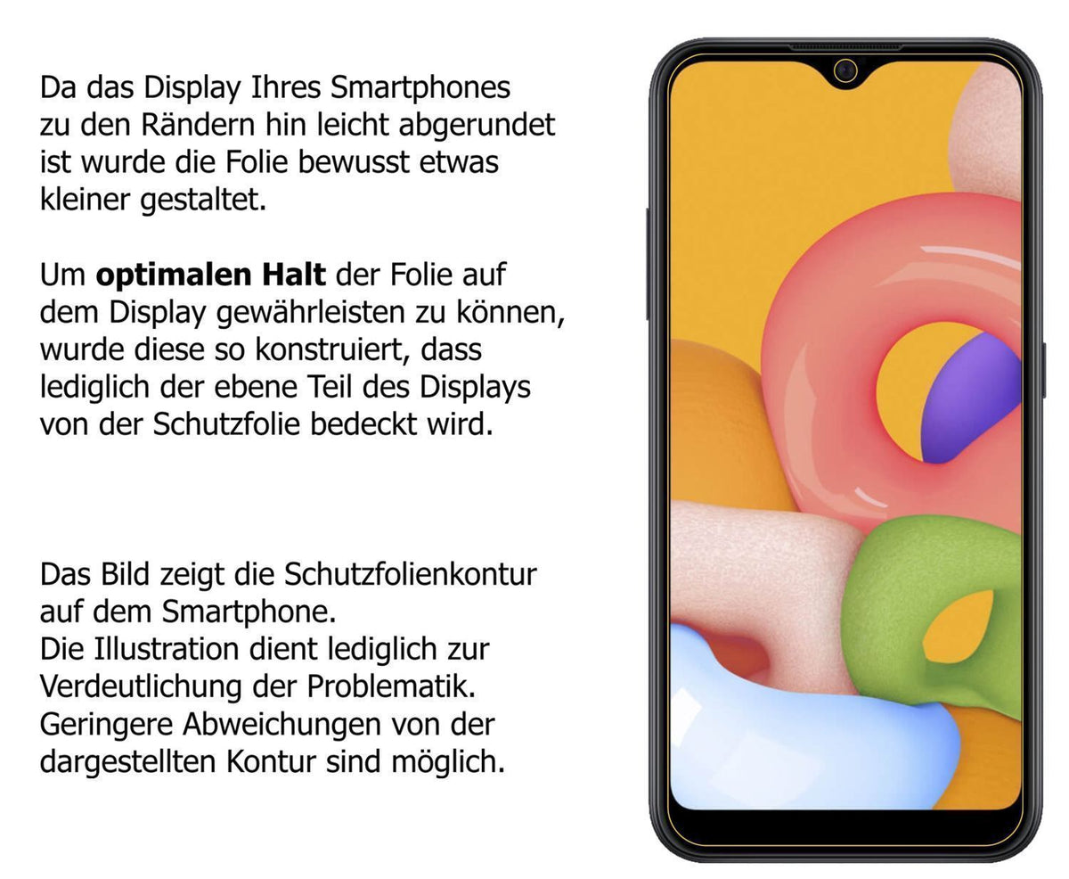 6x Schutzfolie klar für Samsung Galaxy A01 Display (5)