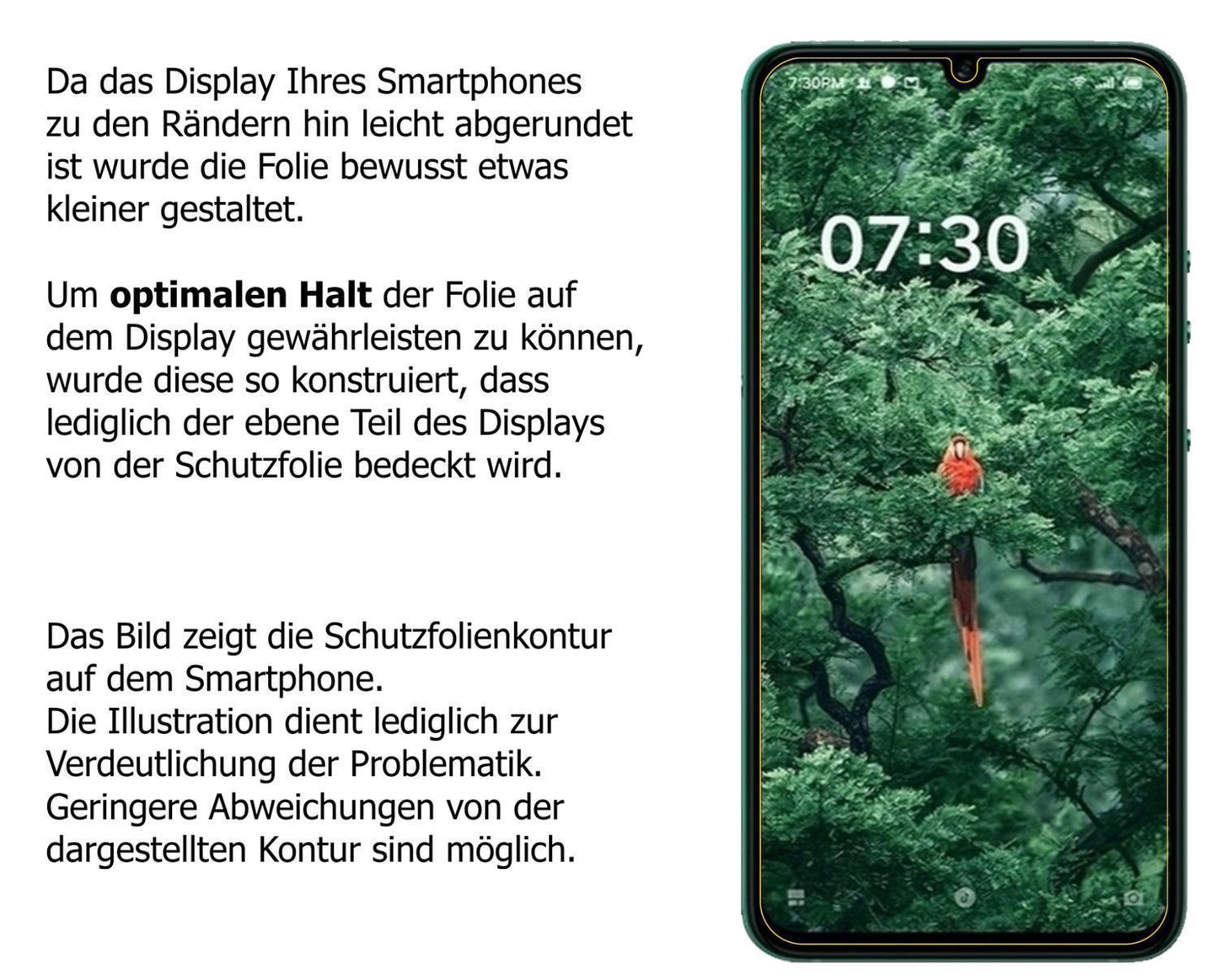 Blickschutzfolie für Smartisan Nut Pro 3 matt Schu (5)
