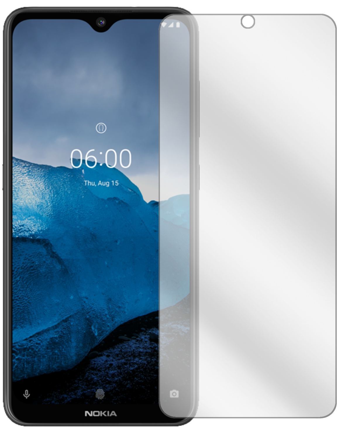 1x Schutzfolie klar für Nokia 46059 Display-Schutz (2)