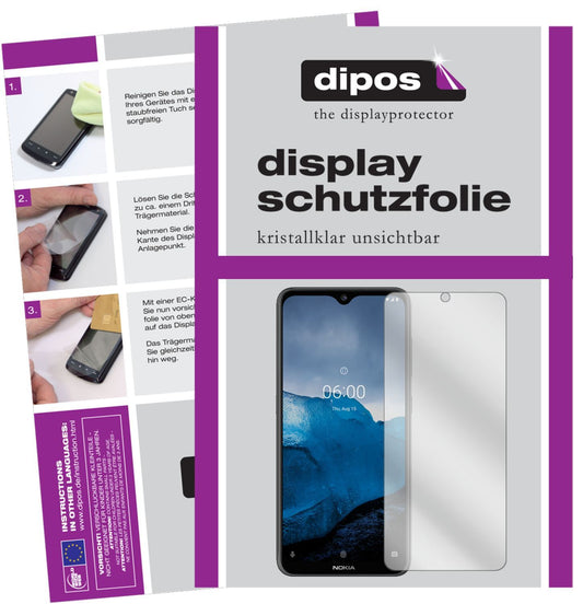 2x Schutzfolie klar für Nokia 46059 Display-Schutz (1)