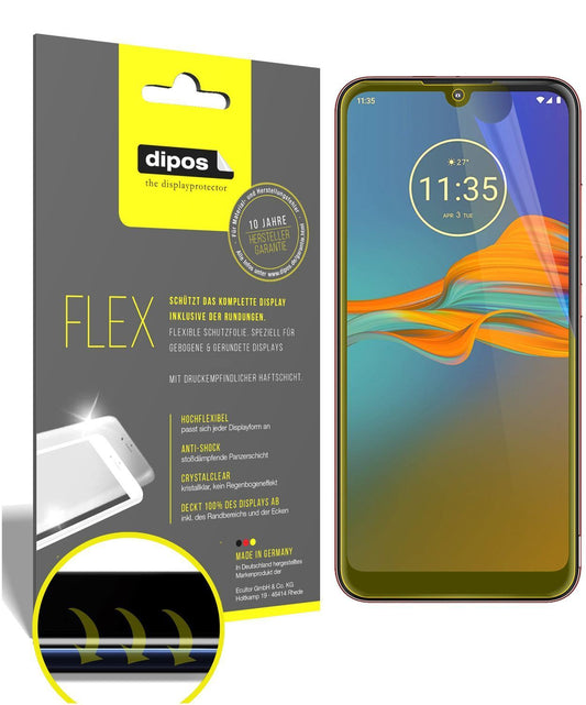 2x 3D Full Cover Schutzfolie für Motorola Moto E6  (1)