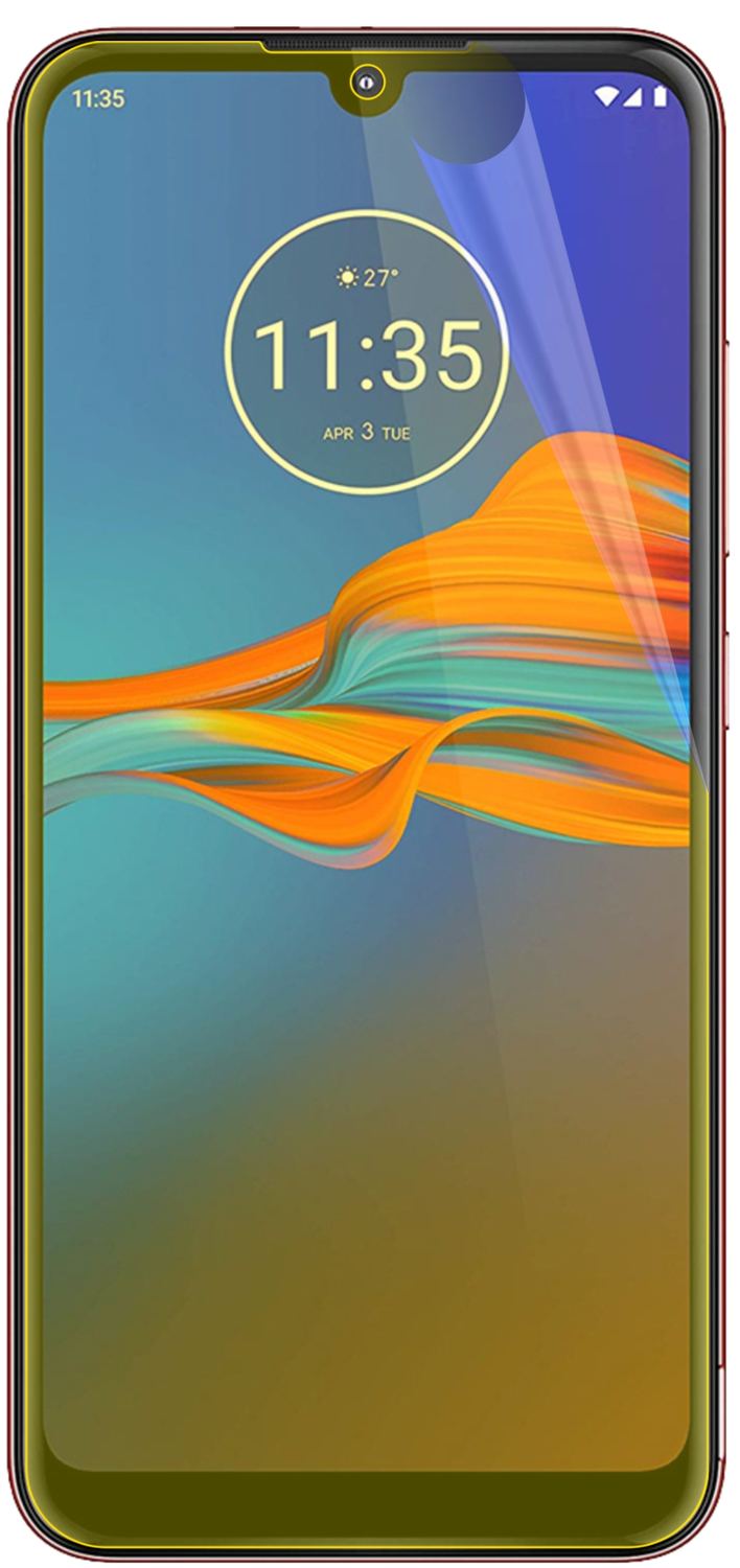 2x 3D Full Cover Schutzfolie für Motorola Moto E6  (3)