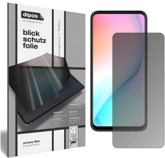 Blickschutzfolie für Huawei Enjoy 10 Plus matt Sch (1)