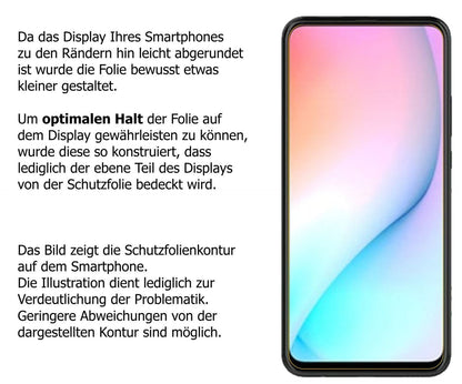 Blickschutzfolie für Huawei Enjoy 10 Plus matt Sch (5)