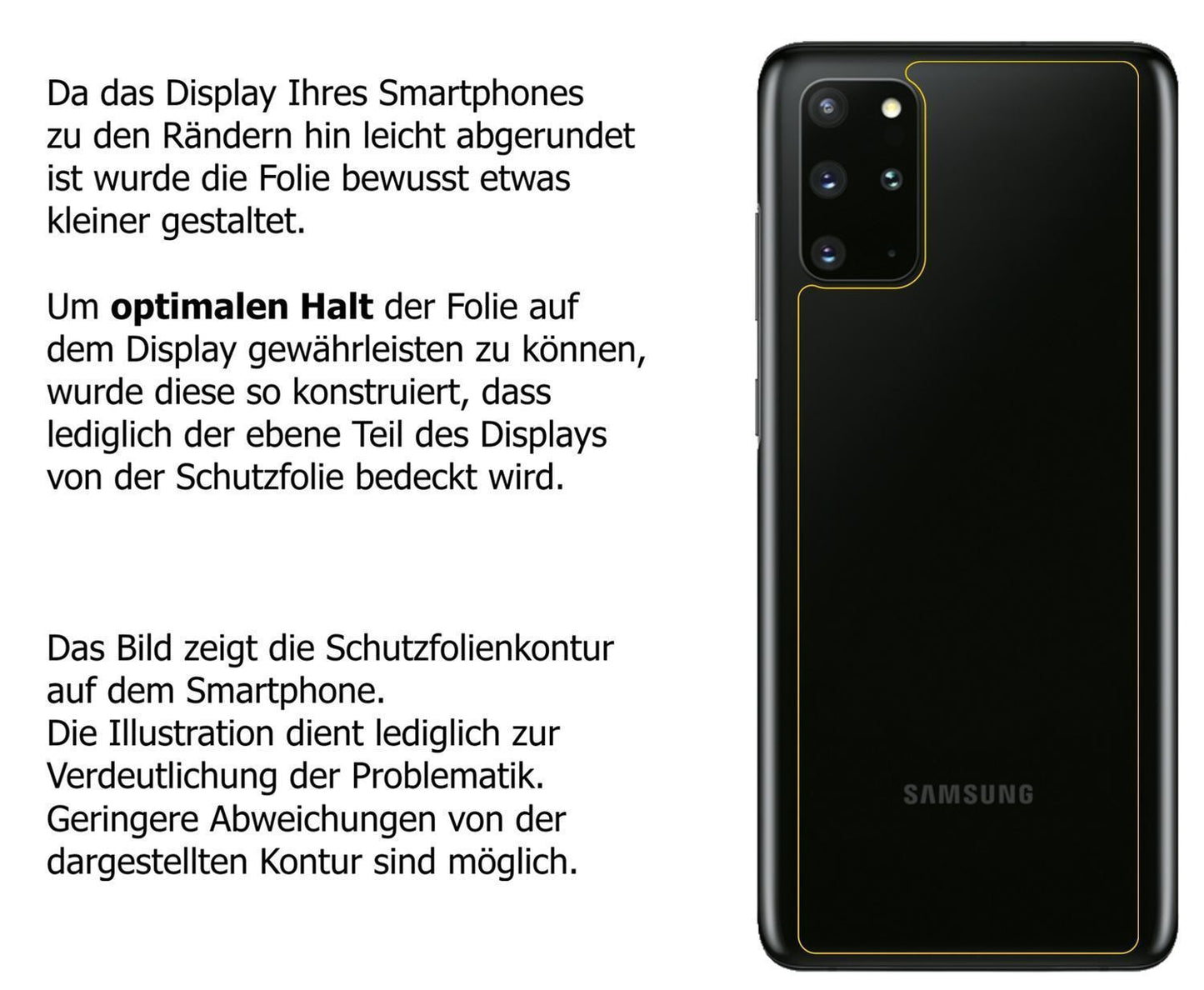2x 9H Schutzfolie für Samsung Galaxy S20 Plus Rück (3)