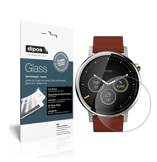2x 9H Schutzfolie matt für Motorola Moto 360 (2019 (1)