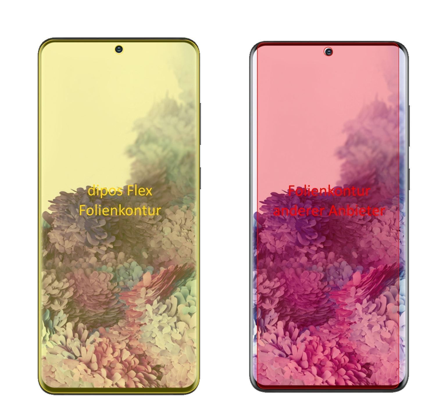 3x 3D Full Cover Schutzfolie für Samsung Galaxy S2 (2)