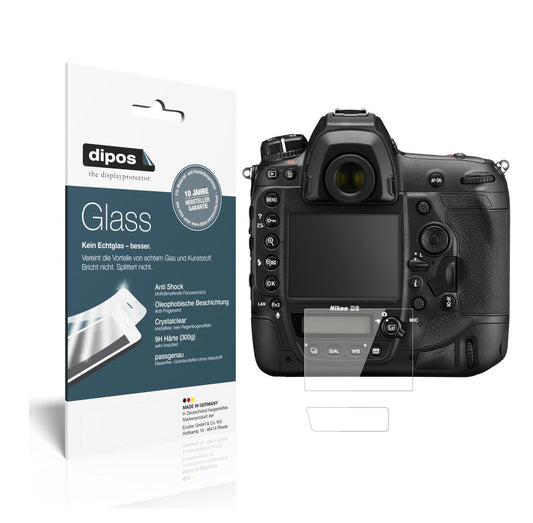 2x 9H Schutzfolie für Nikon D6 Panzerfolie (1)
