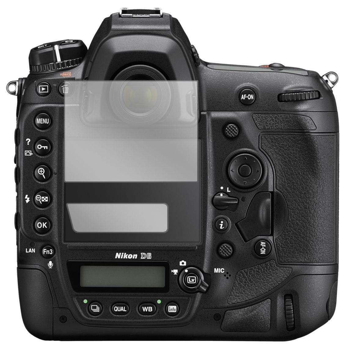 6x Schutzfolie klar für Nikon D6 Display-Schutzfol (2)