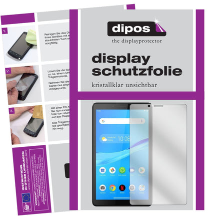 2x Schutzfolie klar für Lenovo Tab M7 Display-Schu (1)