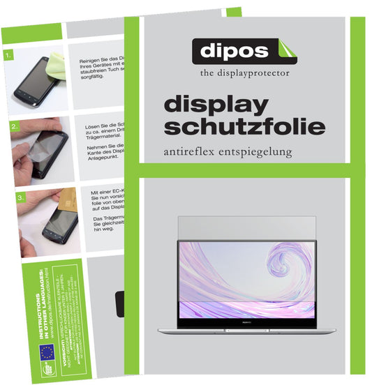 2x Schutzfolie matt für Huawei MateBook D14 Displa (1)