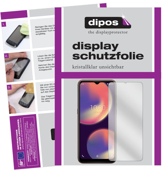 2x Schutzfolie klar für Wiko View 4 Display-Schutz (1)