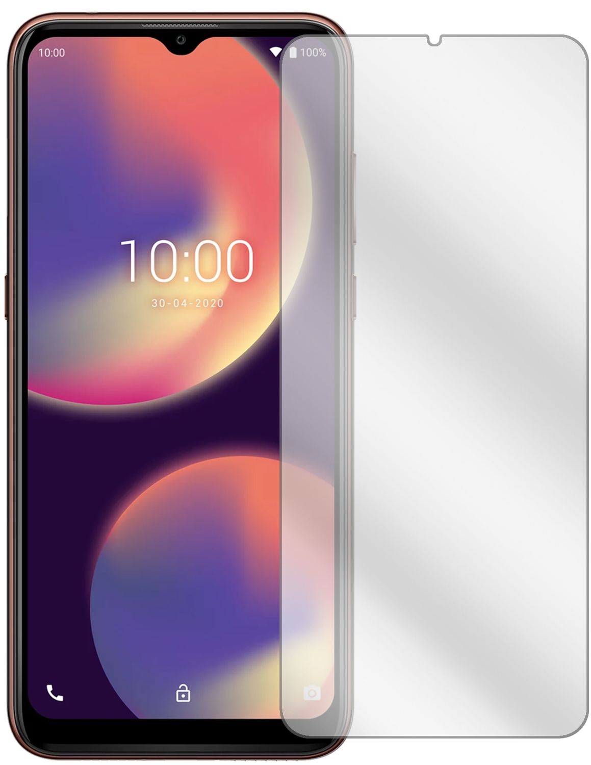 2x Schutzfolie klar für Wiko View 4 Display-Schutz (2)