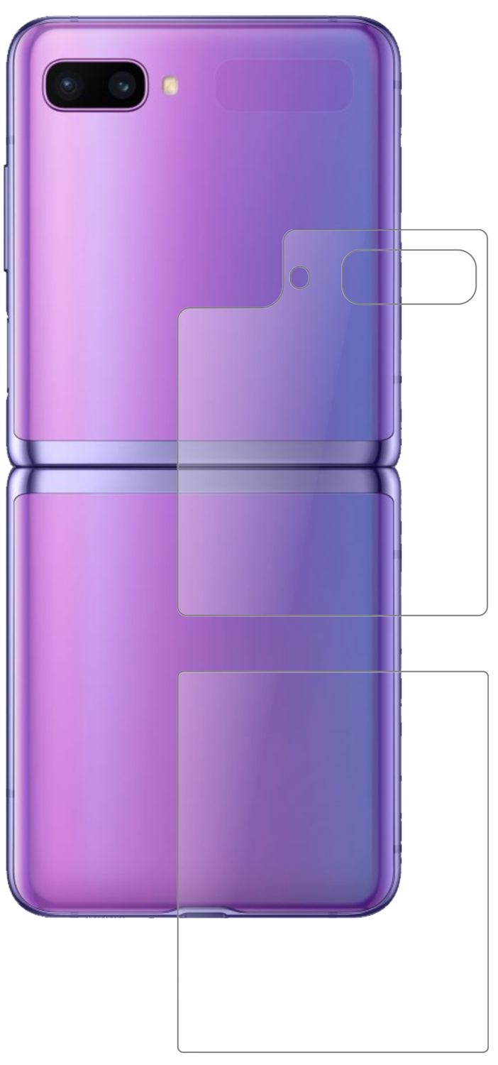 2x 9H Schutzfolie matt für Samsung Galaxy Z Flip R (2)