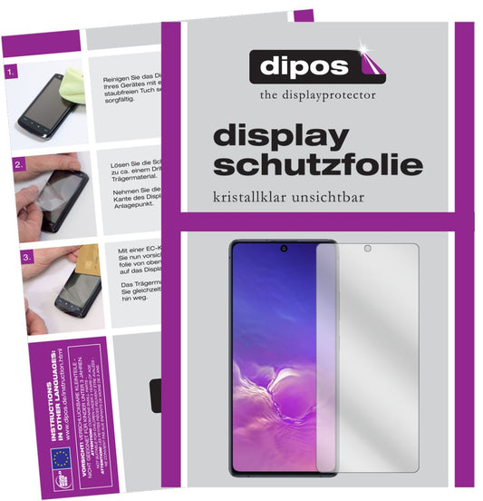 1x Schutzfolie klar für Samsung Galaxy S10 Lite Di (1)