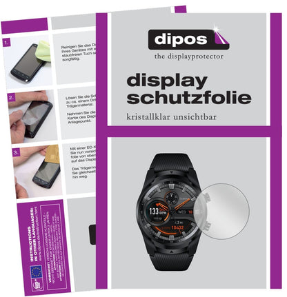 1x Schutzfolie klar für Mobvoi TicWatch Pro 4G Dis (1)