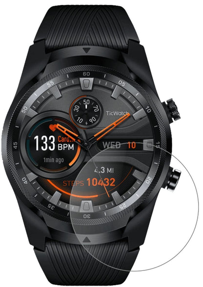 2x 9H Schutzfolie matt für Mobvoi TicWatch Pro 4G  (2)