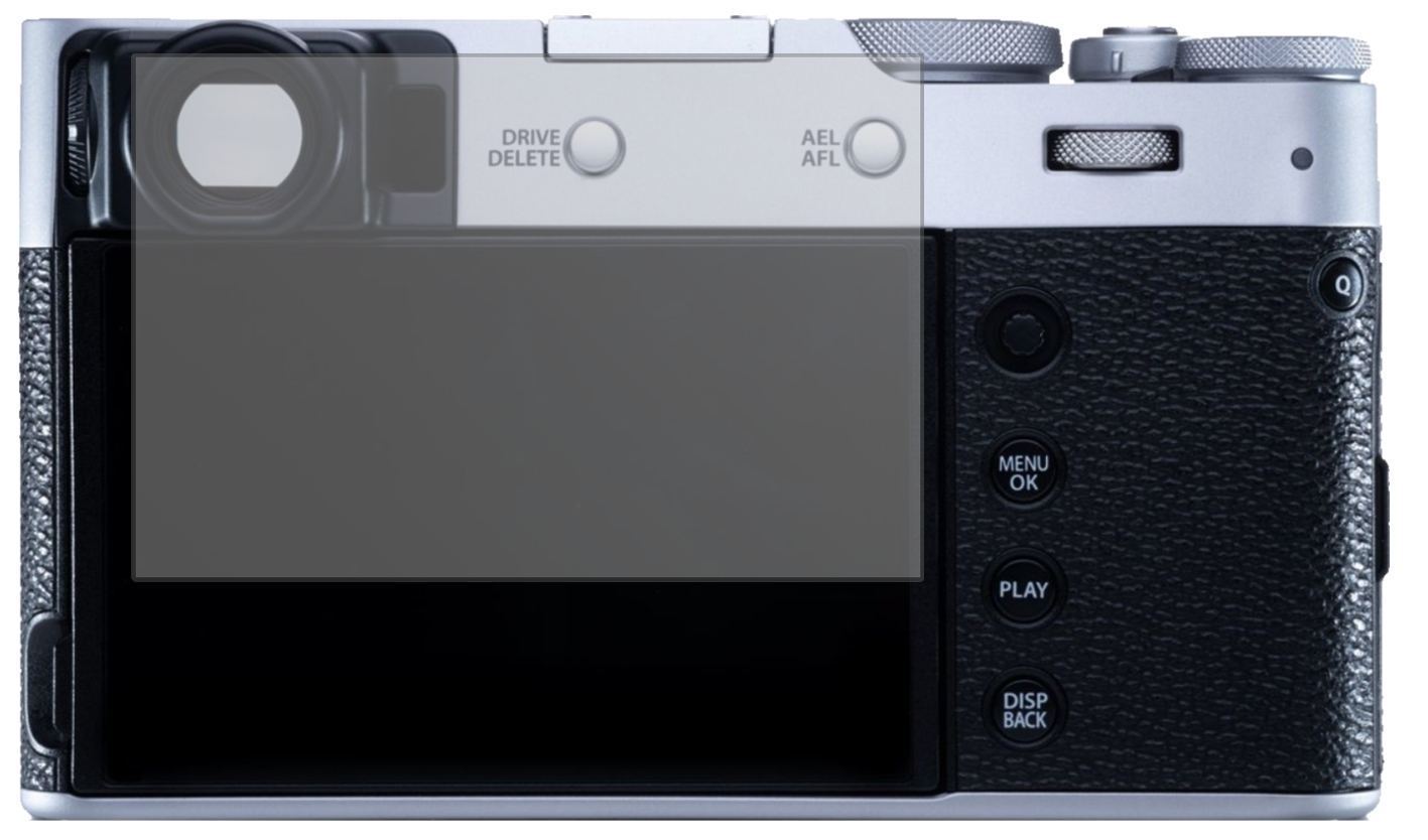 1x Schutzfolie matt für Fujifilm X100V Display-Sch (2)