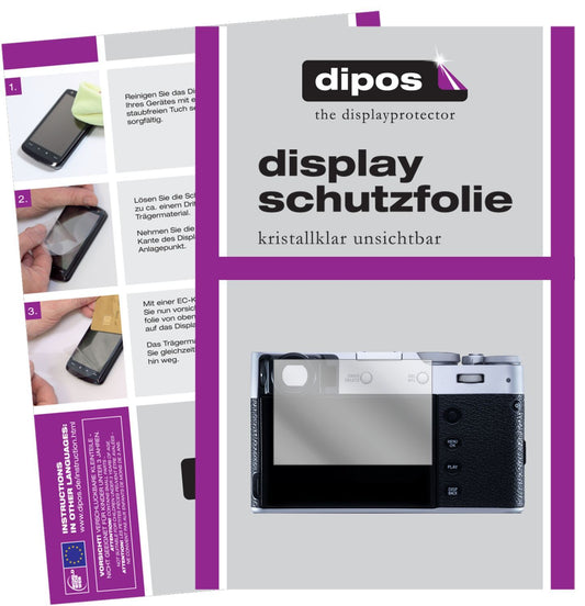 6x Schutzfolie klar für Fujifilm X100V Display-Sch (1)
