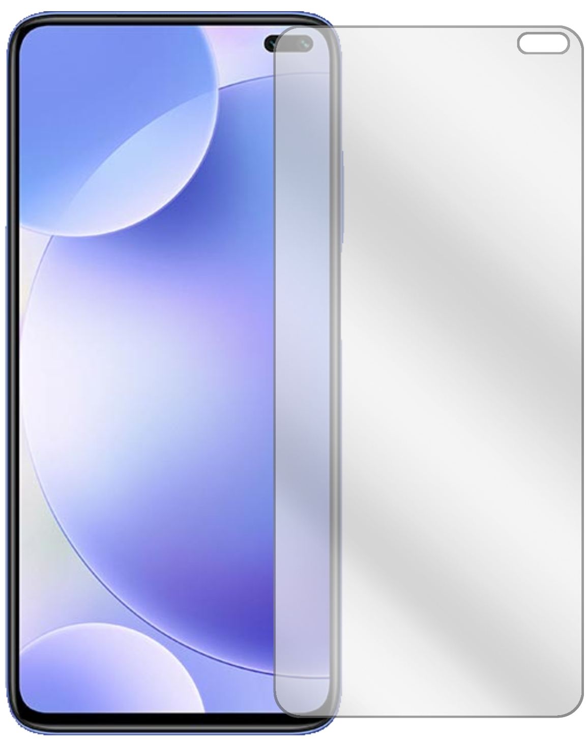 1x Schutzfolie klar für Xiaomi POCO X2 Display-Sch (2)