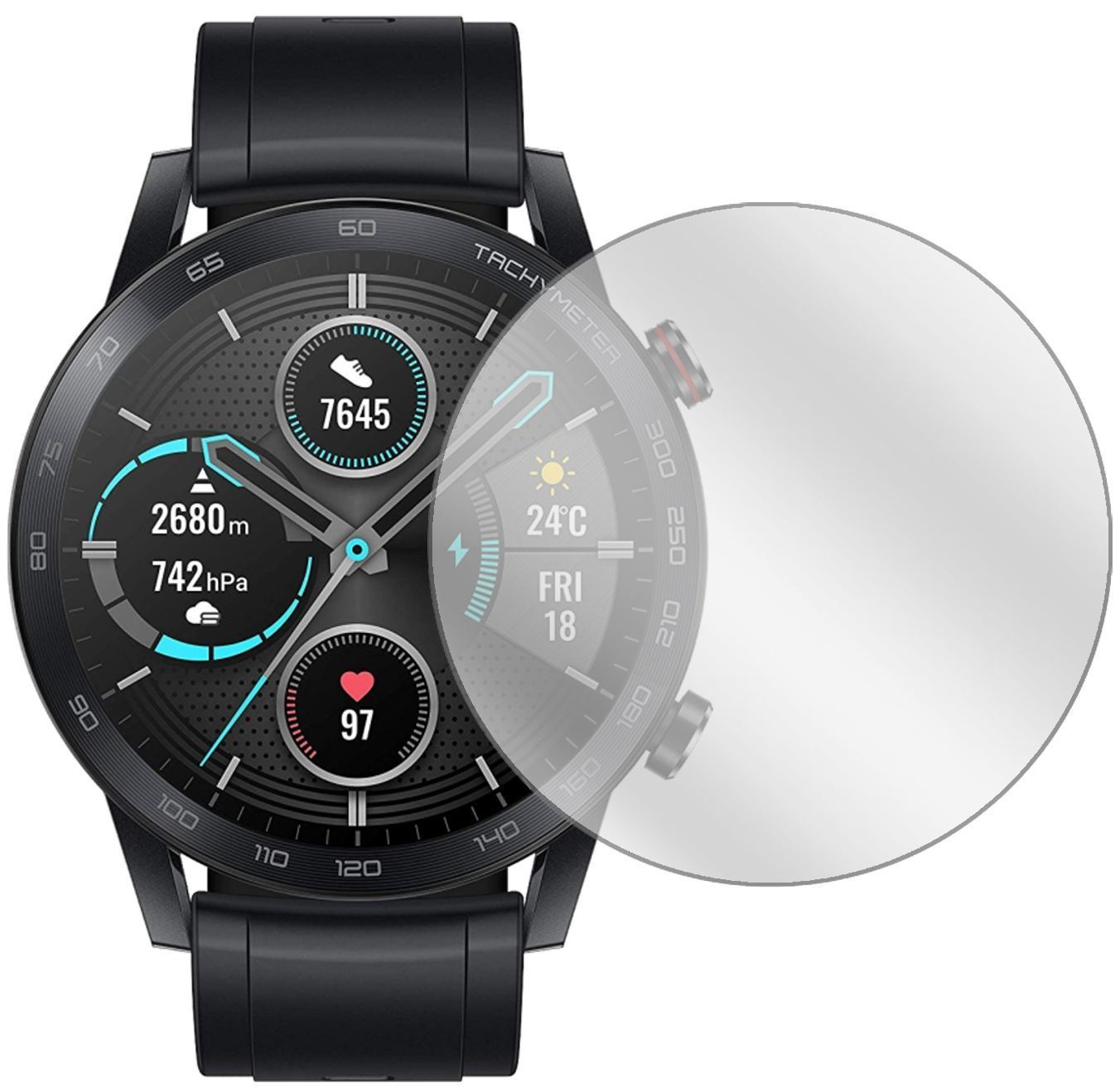 5x Schutzfolie klar für Honor Magic Watch 2 46mm D (2)