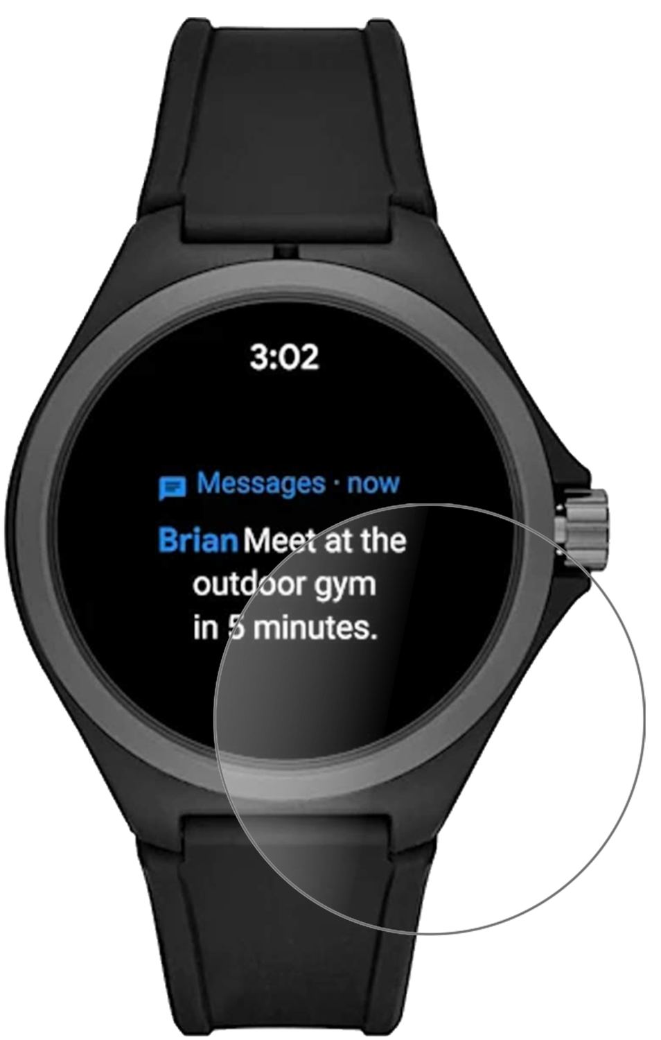 1x 9H Schutzfolie matt für Puma PT9100 Smartwatch  (2)