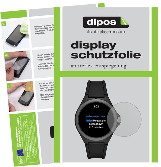 2x Schutzfolie matt für Puma PT9100 Smartwatch Dis (1)