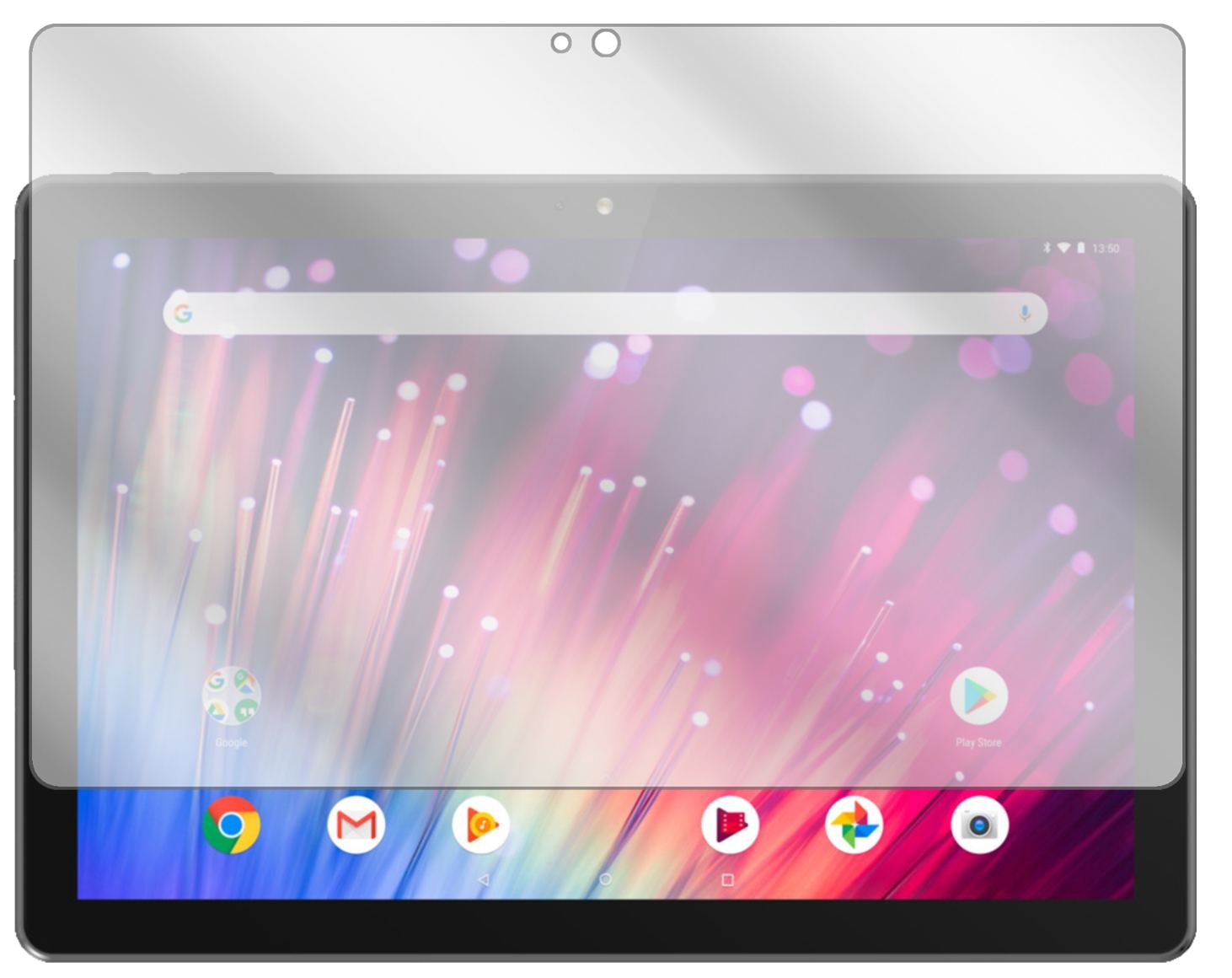 1x Schutzfolie klar für Peaq PET 100 Display-Schut (2)