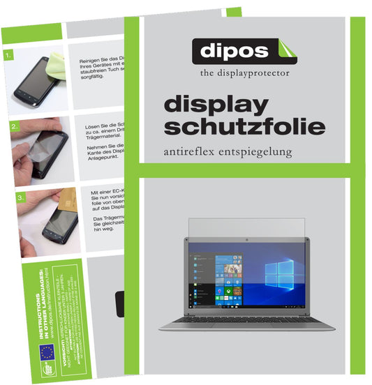 2x Schutzfolie matt für Peaq Classic PNB C150 Disp (1)