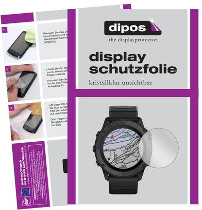 5x Schutzfolie klar für Garmin tactix Delta Displa (1)