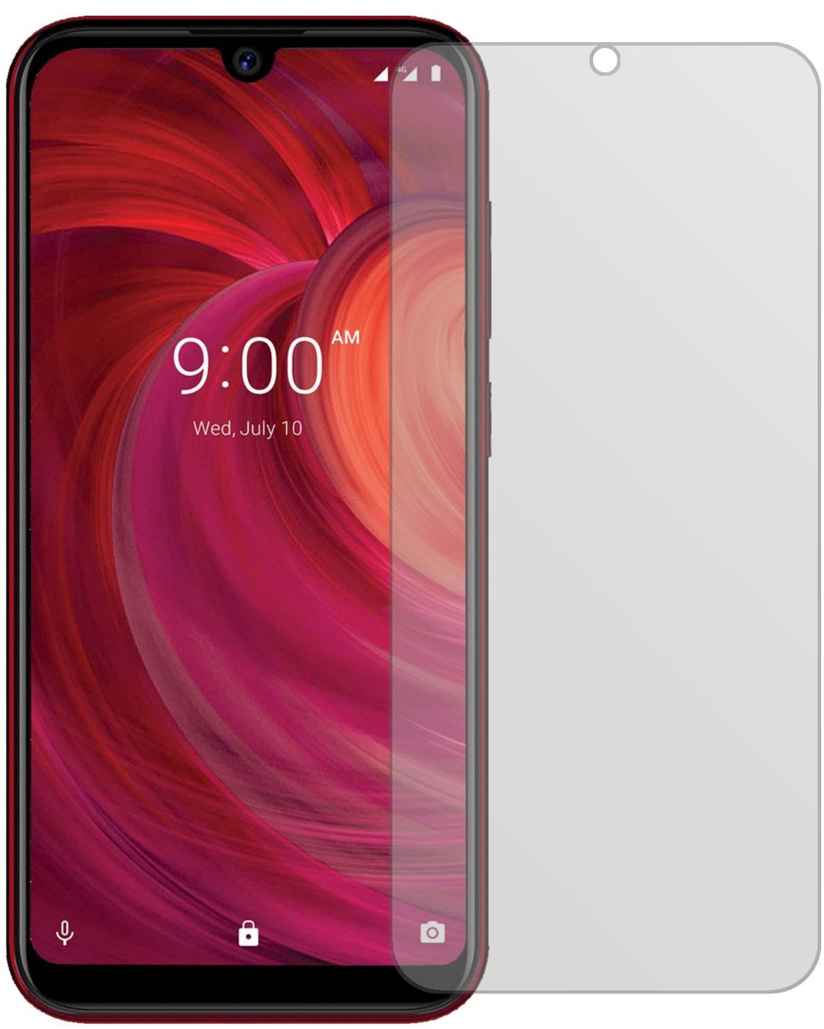 2x Schutzfolie matt für Lava Z71 Display-Schutzfol (2)