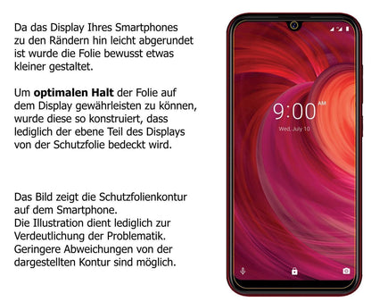2x Schutzfolie matt für Lava Z71 Display-Schutzfol (6)